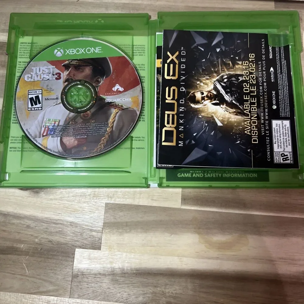 Just Cause 3: Day One Edition (Microsoft Xbox‎ One, 2015)